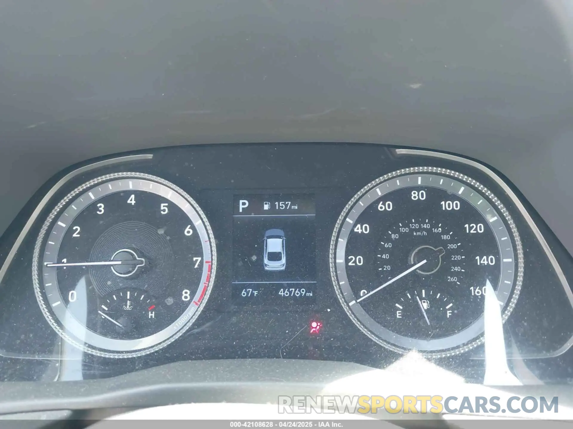 7 fotografías del automóvil dañado 5NPEG4JA3LH021755 HYUNDAI SONATA 2020