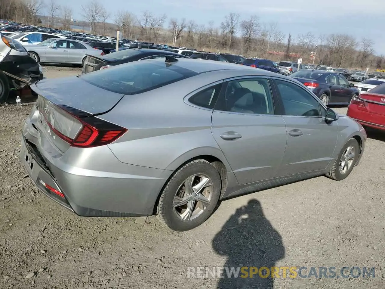 3 fotografías del automóvil dañado 5NPEG4JA3LH045943 HYUNDAI SONATA 2020