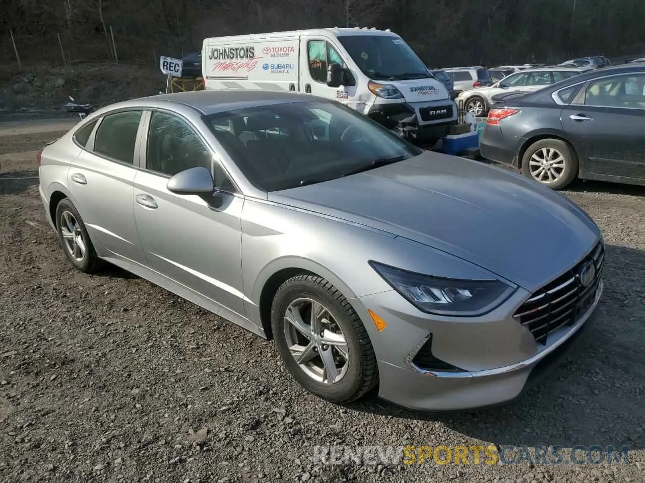 4 fotografías del automóvil dañado 5NPEG4JA3LH045943 HYUNDAI SONATA 2020