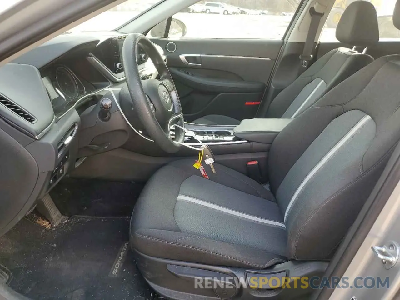 7 fotografías del automóvil dañado 5NPEG4JA3LH045943 HYUNDAI SONATA 2020