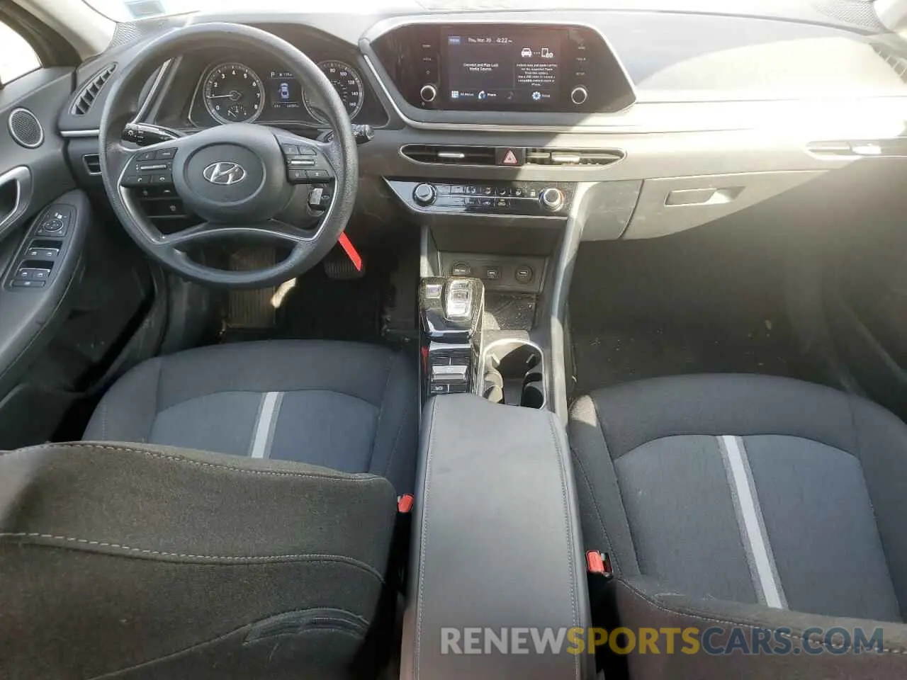 8 fotografías del automóvil dañado 5NPEG4JA3LH045943 HYUNDAI SONATA 2020