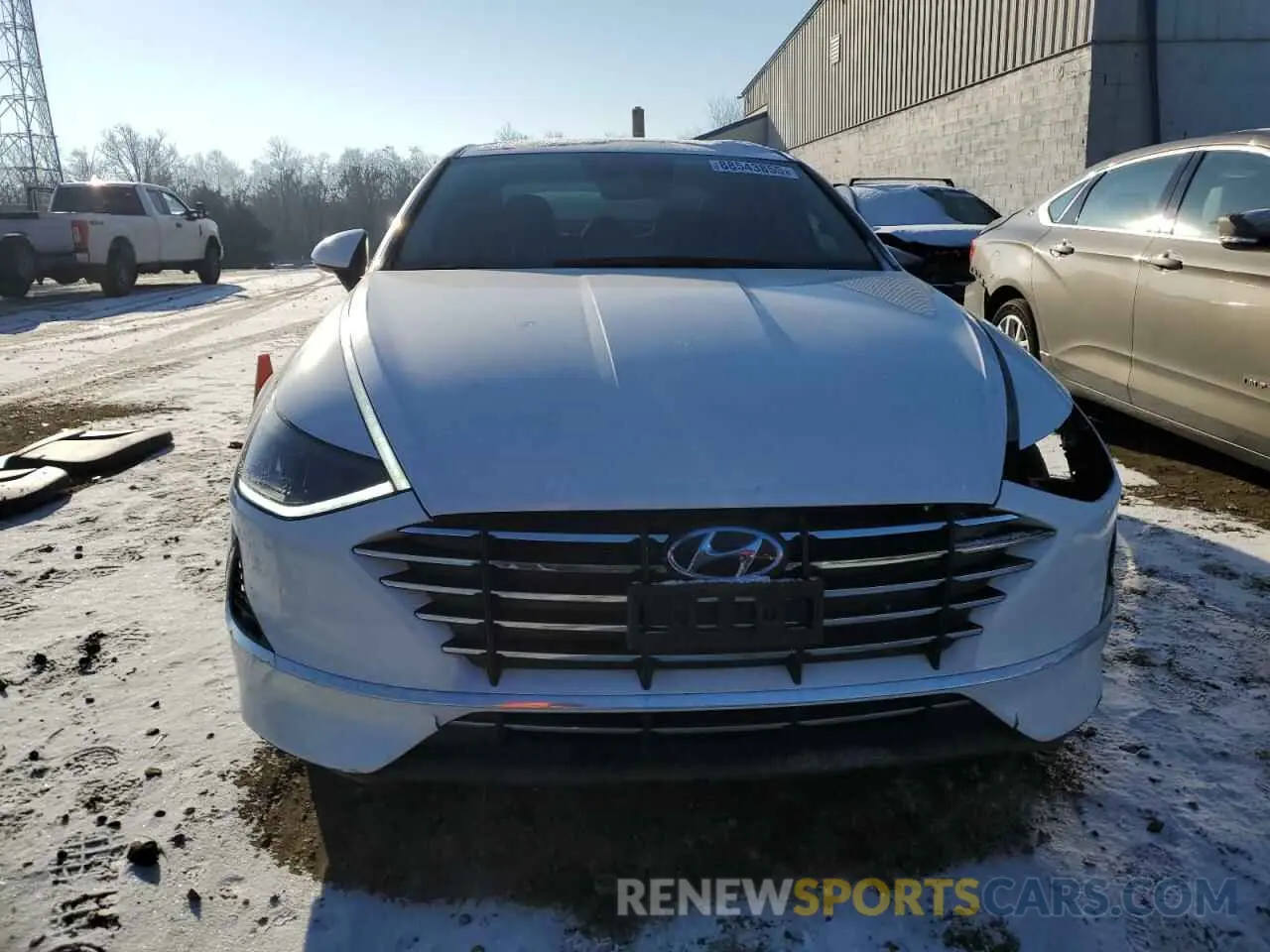 5 fotografías del automóvil dañado 5NPEG4JA4LH049368 HYUNDAI SONATA 2020