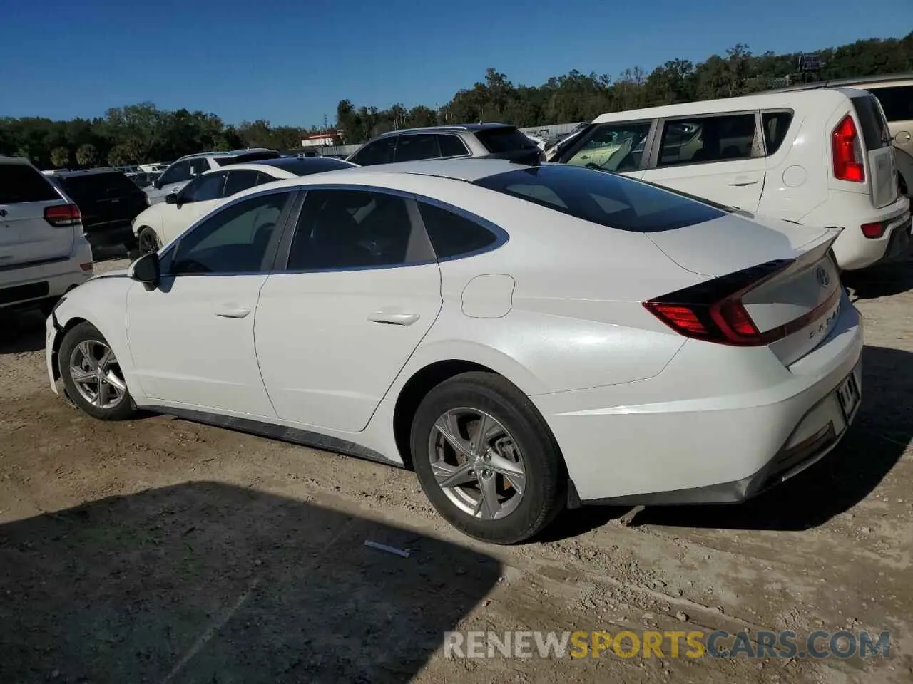 2 fotografías del automóvil dañado 5NPEG4JA5LH036662 HYUNDAI SONATA 2020
