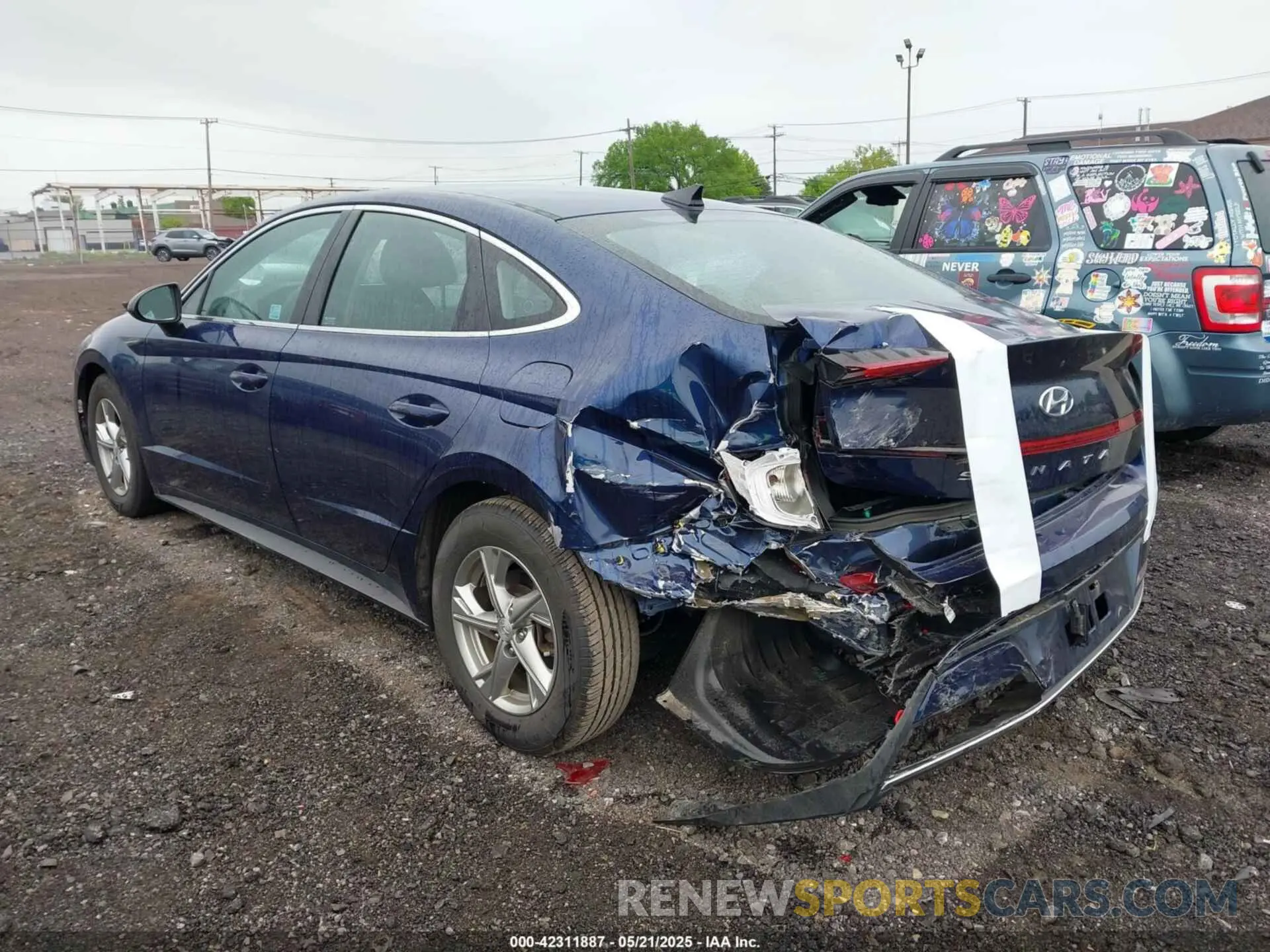 3 fotografías del automóvil dañado 5NPEG4JA5LH038881 HYUNDAI SONATA 2020