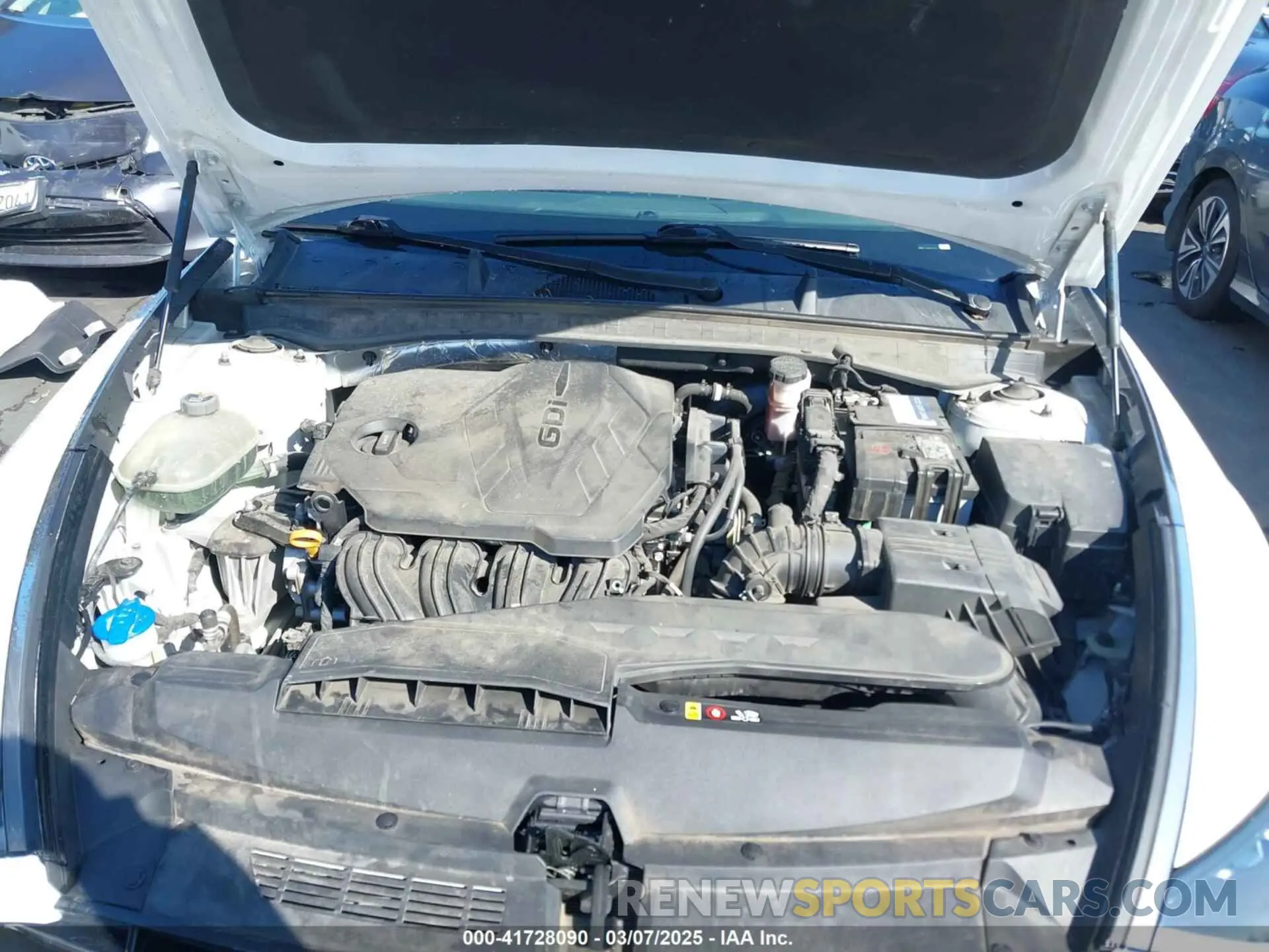 10 fotografías del automóvil dañado 5NPEG4JA5LH054840 HYUNDAI SONATA 2020