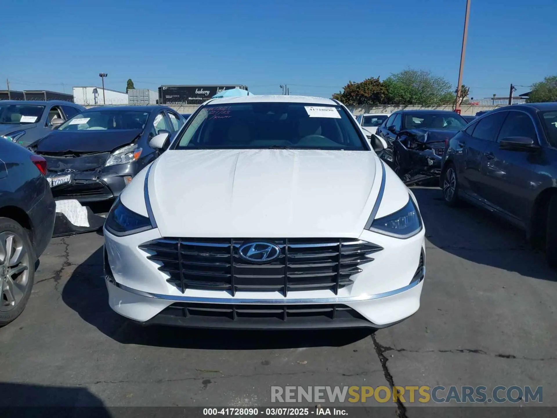 12 fotografías del automóvil dañado 5NPEG4JA5LH054840 HYUNDAI SONATA 2020