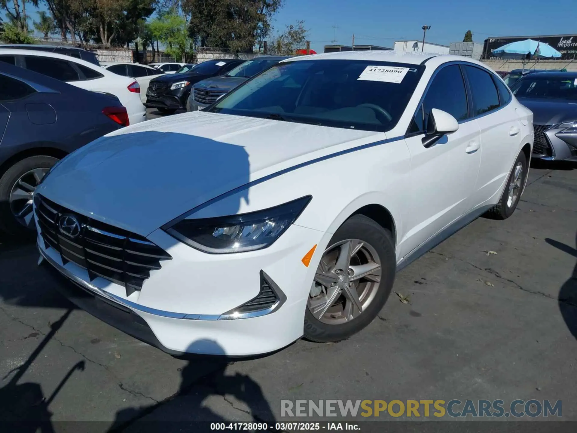 2 fotografías del automóvil dañado 5NPEG4JA5LH054840 HYUNDAI SONATA 2020