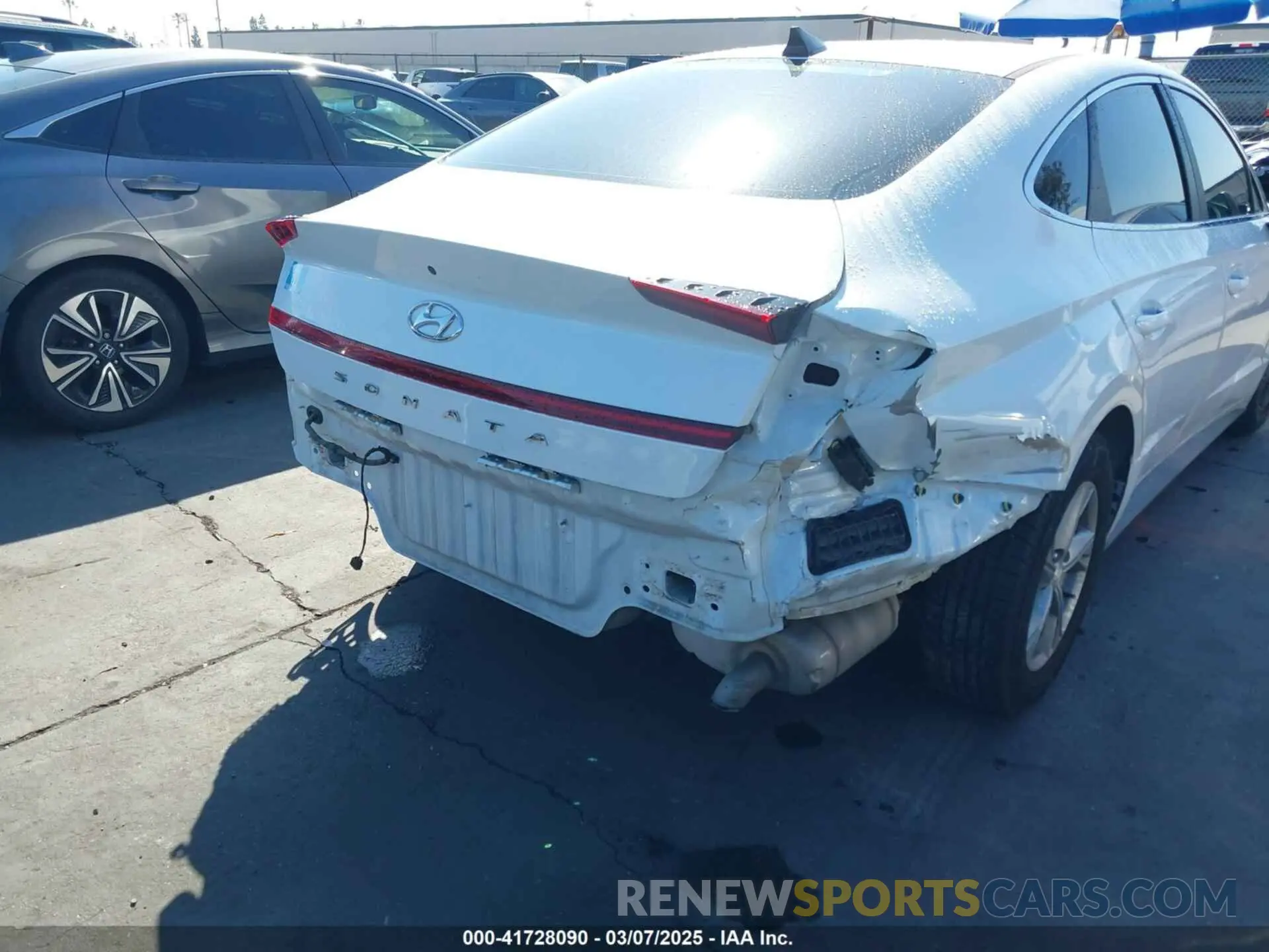 6 fotografías del automóvil dañado 5NPEG4JA5LH054840 HYUNDAI SONATA 2020