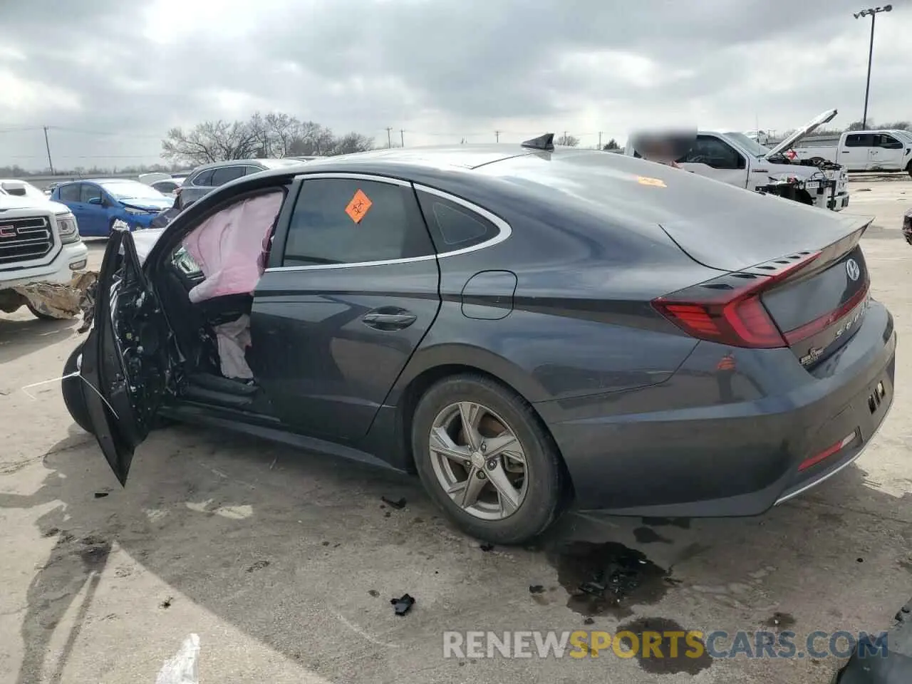 2 fotografías del automóvil dañado 5NPEG4JA5LH056166 HYUNDAI SONATA 2020