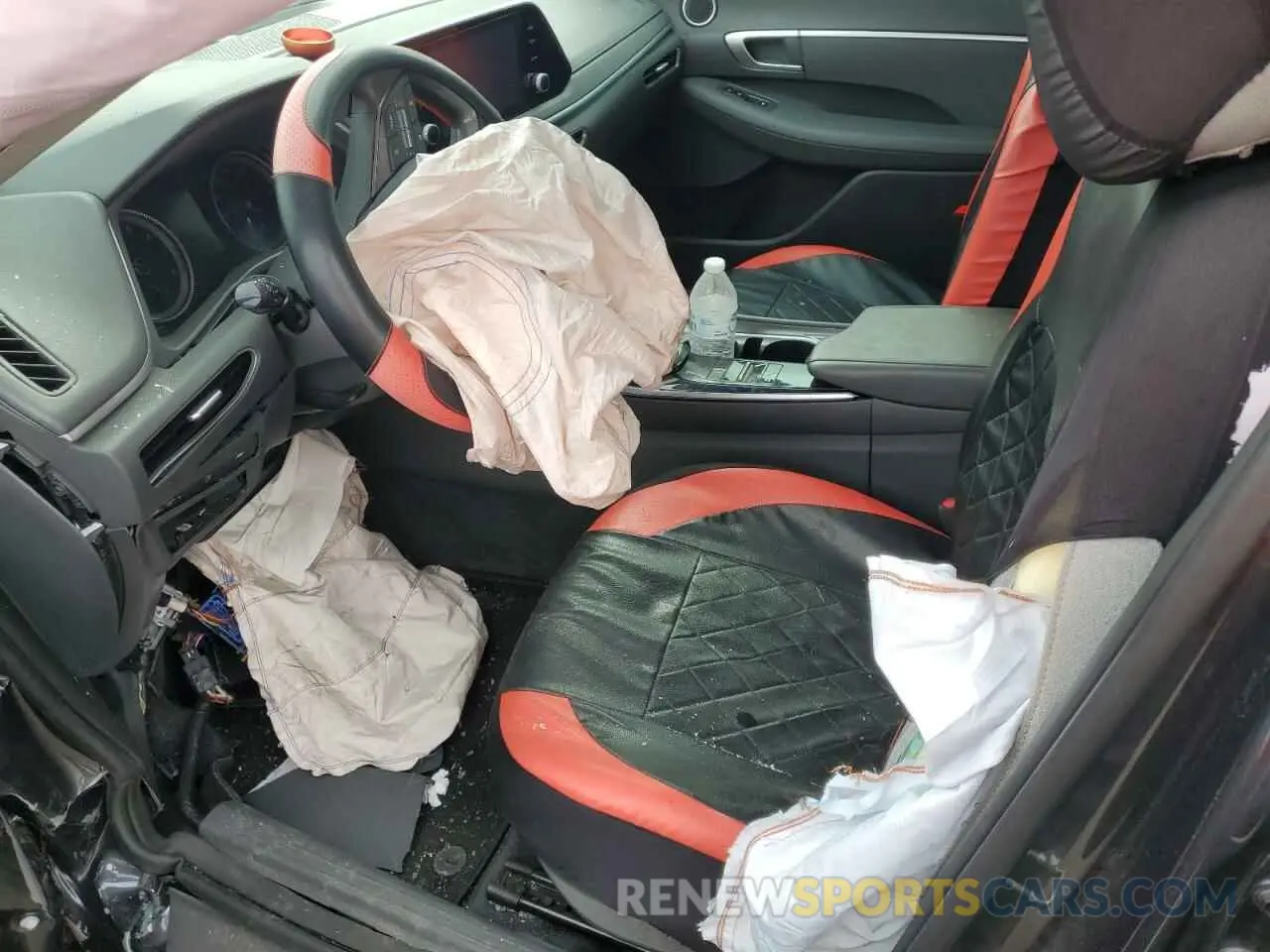7 fotografías del automóvil dañado 5NPEG4JA5LH056166 HYUNDAI SONATA 2020