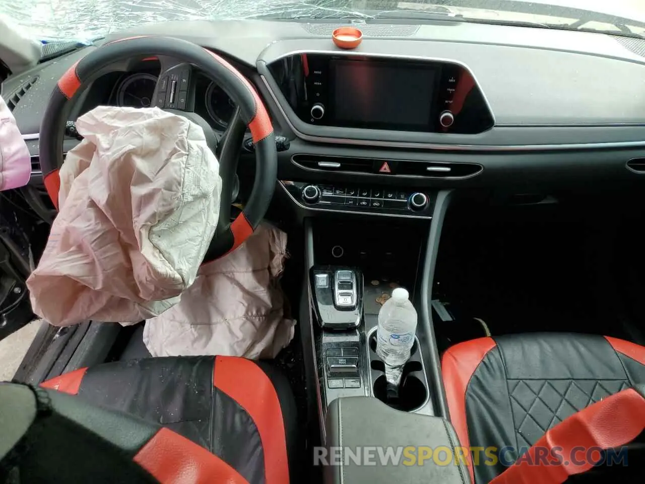 8 fotografías del automóvil dañado 5NPEG4JA5LH056166 HYUNDAI SONATA 2020