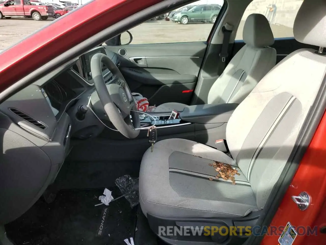 7 fotografías del automóvil dañado 5NPEG4JA5LH058127 HYUNDAI SONATA 2020
