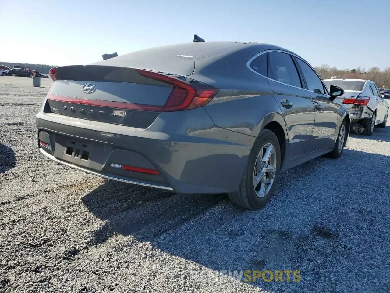 3 fotografías del automóvil dañado 5NPEG4JA6LH008286 HYUNDAI SONATA 2020