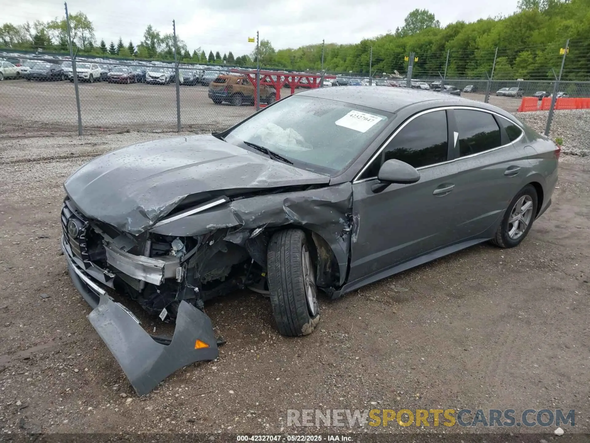 2 fotografías del automóvil dañado 5NPEG4JA6LH039716 HYUNDAI SONATA 2020