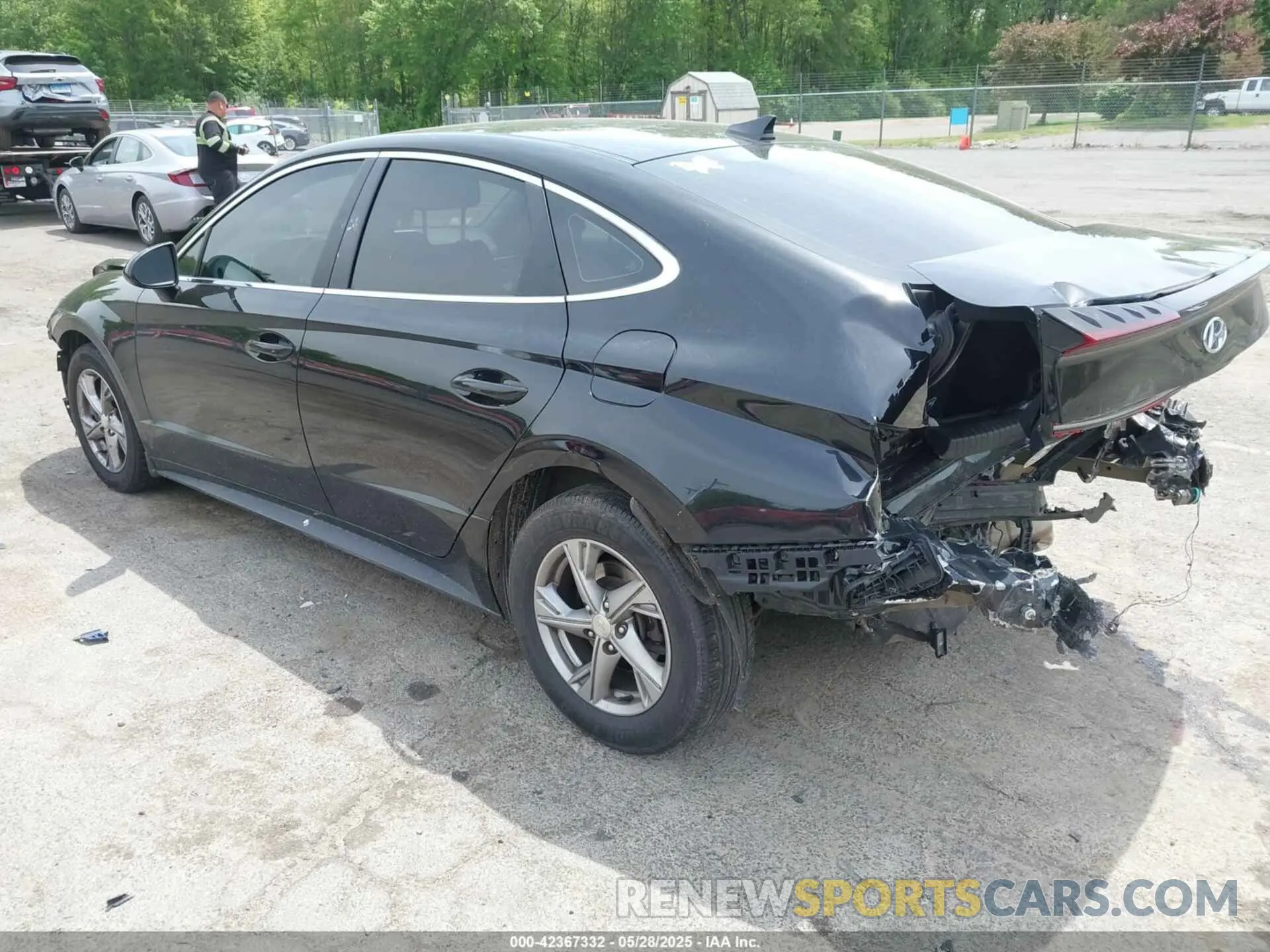 3 fotografías del automóvil dañado 5NPEG4JA6LH051445 HYUNDAI SONATA 2020