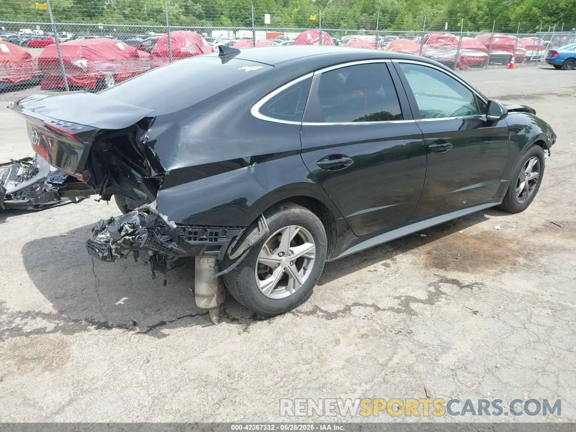4 fotografías del automóvil dañado 5NPEG4JA6LH051445 HYUNDAI SONATA 2020