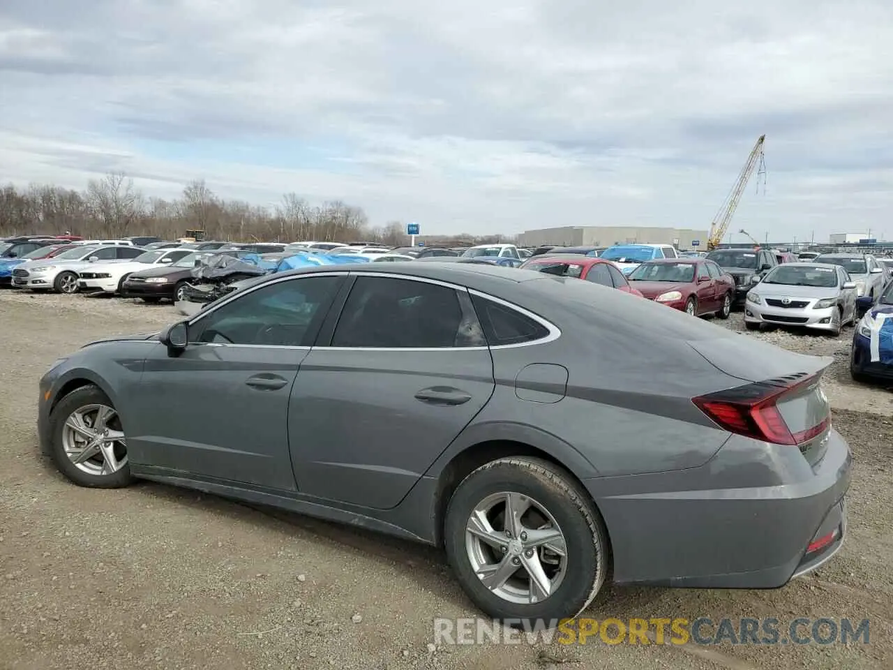 2 fotografías del automóvil dañado 5NPEG4JA6LH054118 HYUNDAI SONATA 2020