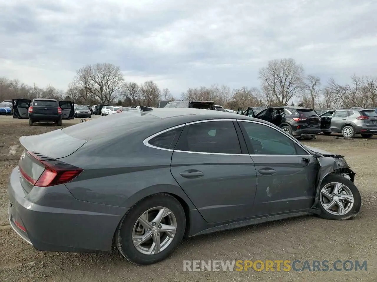 3 fotografías del automóvil dañado 5NPEG4JA6LH054118 HYUNDAI SONATA 2020