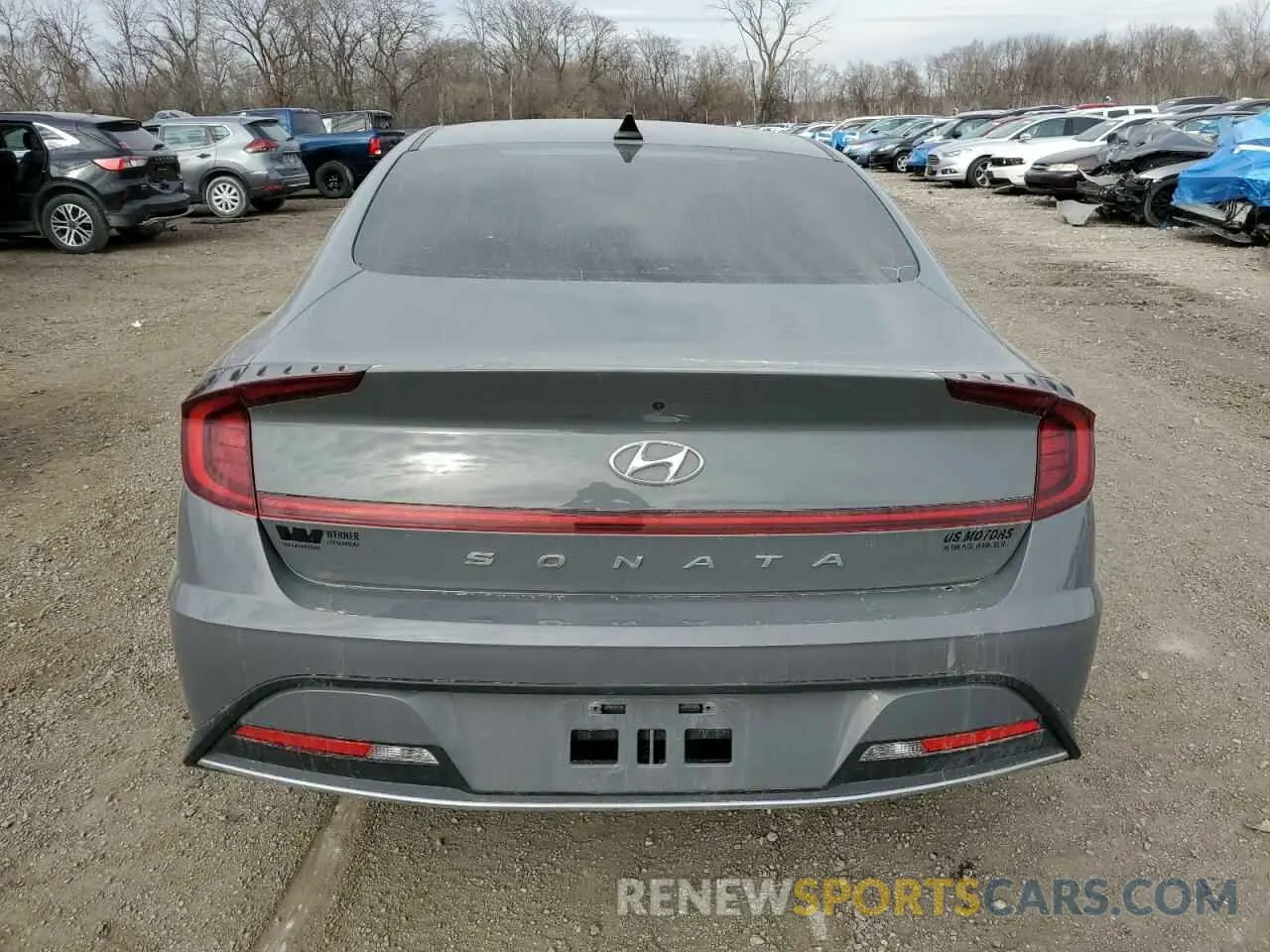 6 fotografías del automóvil dañado 5NPEG4JA6LH054118 HYUNDAI SONATA 2020
