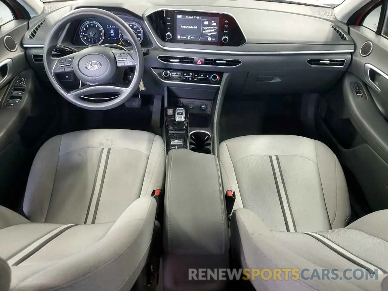 8 fotografías del automóvil dañado 5NPEG4JA8LH036011 HYUNDAI SONATA 2020