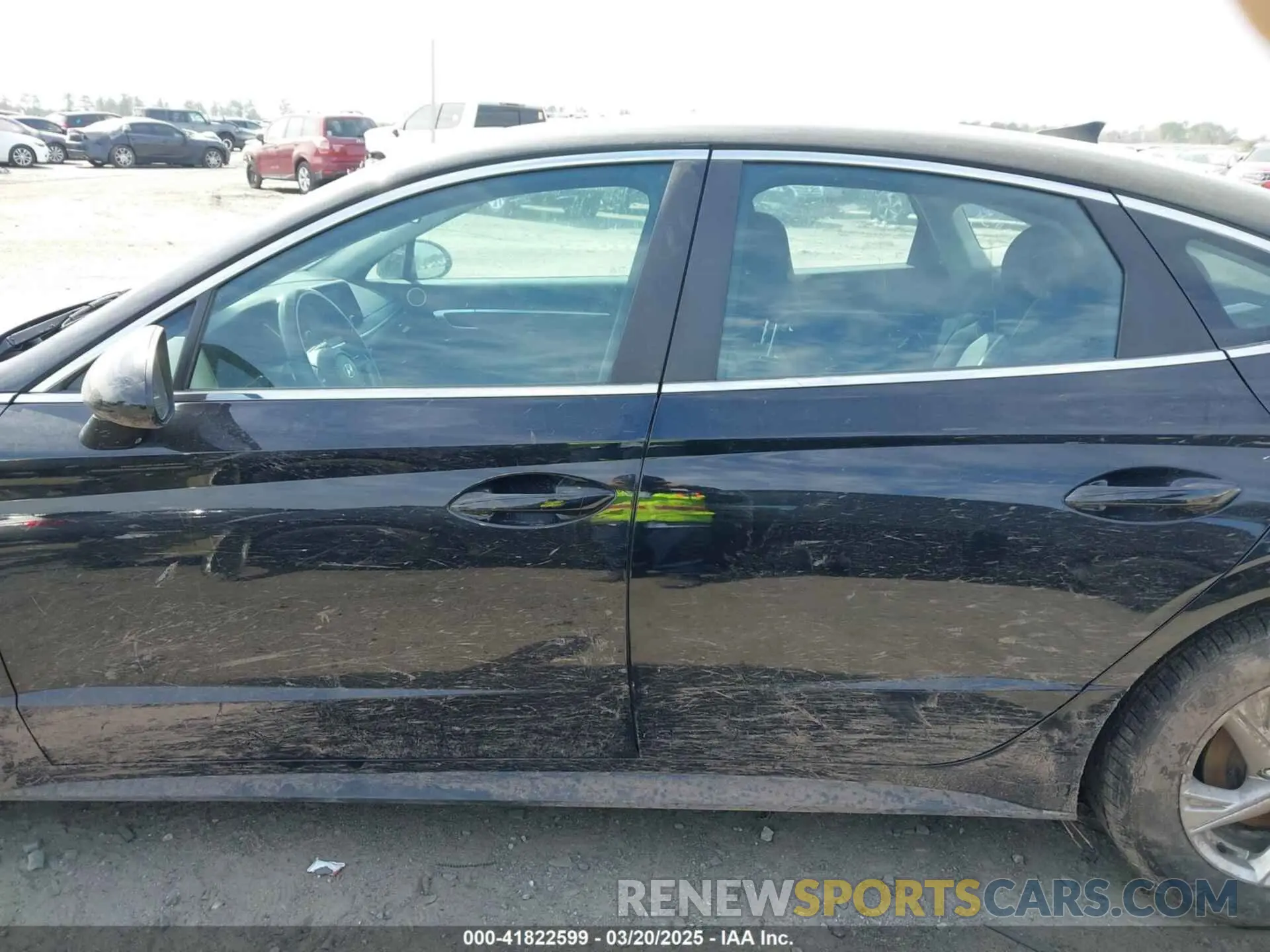 14 fotografías del automóvil dañado 5NPEG4JA9LH056882 HYUNDAI SONATA 2020