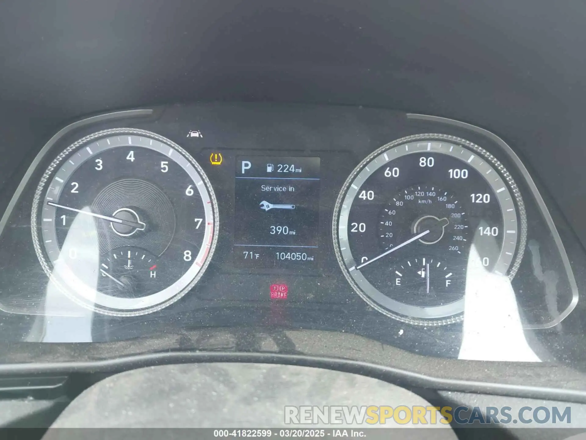 7 fotografías del automóvil dañado 5NPEG4JA9LH056882 HYUNDAI SONATA 2020