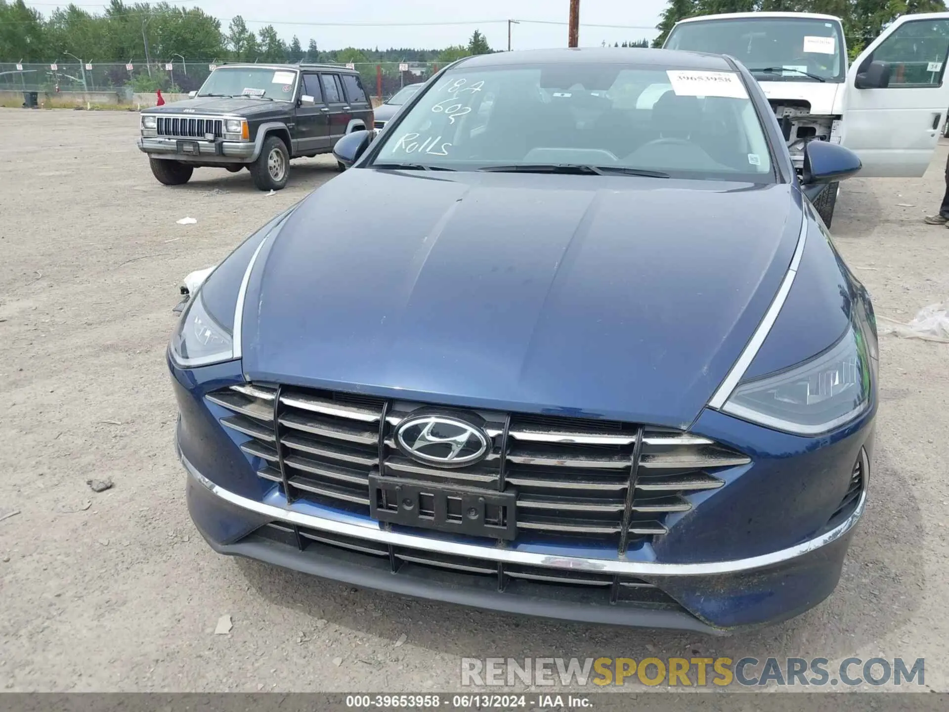 11 fotografías del automóvil dañado 5NPEG4JA9LH059362 HYUNDAI SONATA 2020