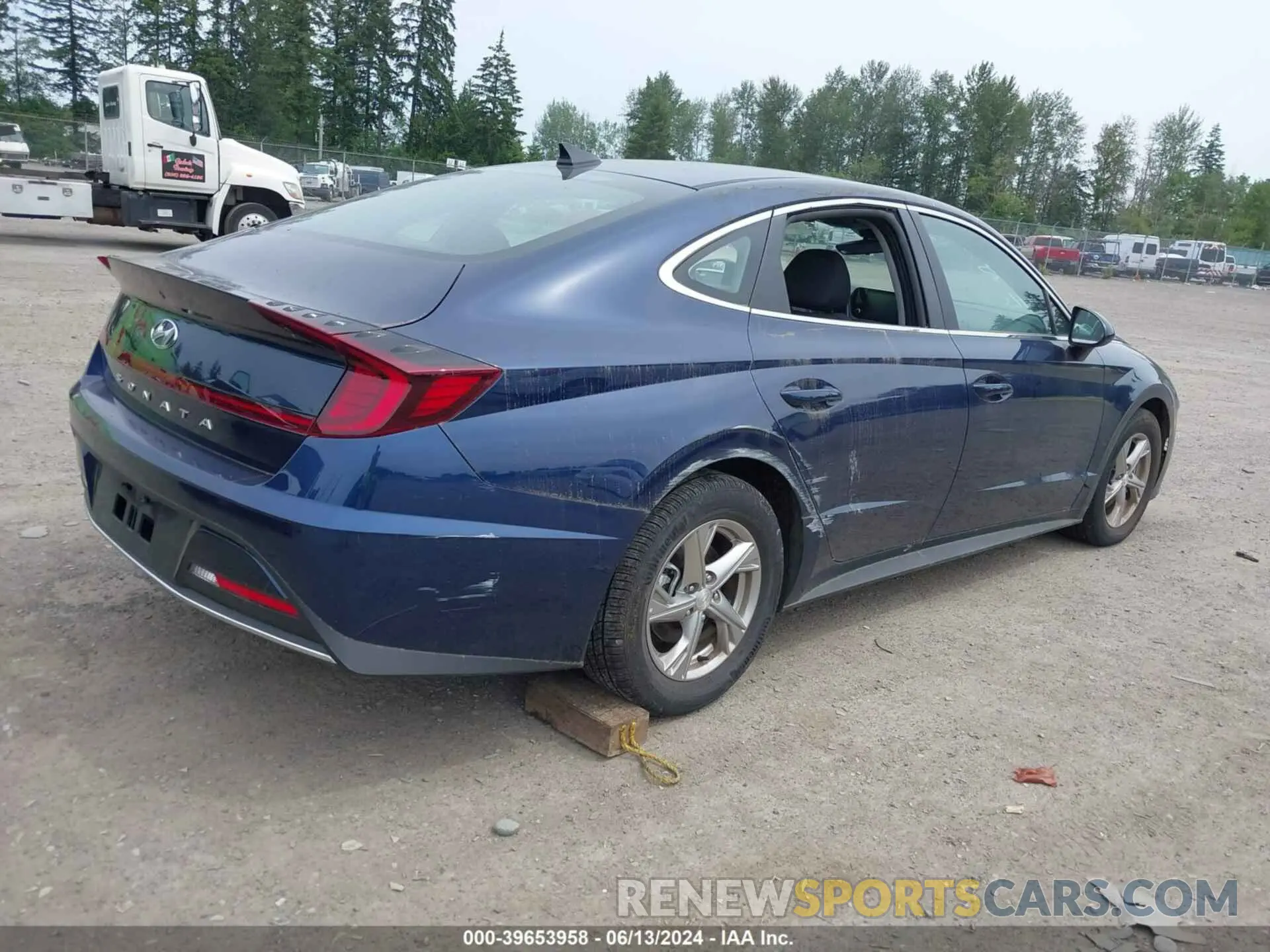 4 fotografías del automóvil dañado 5NPEG4JA9LH059362 HYUNDAI SONATA 2020