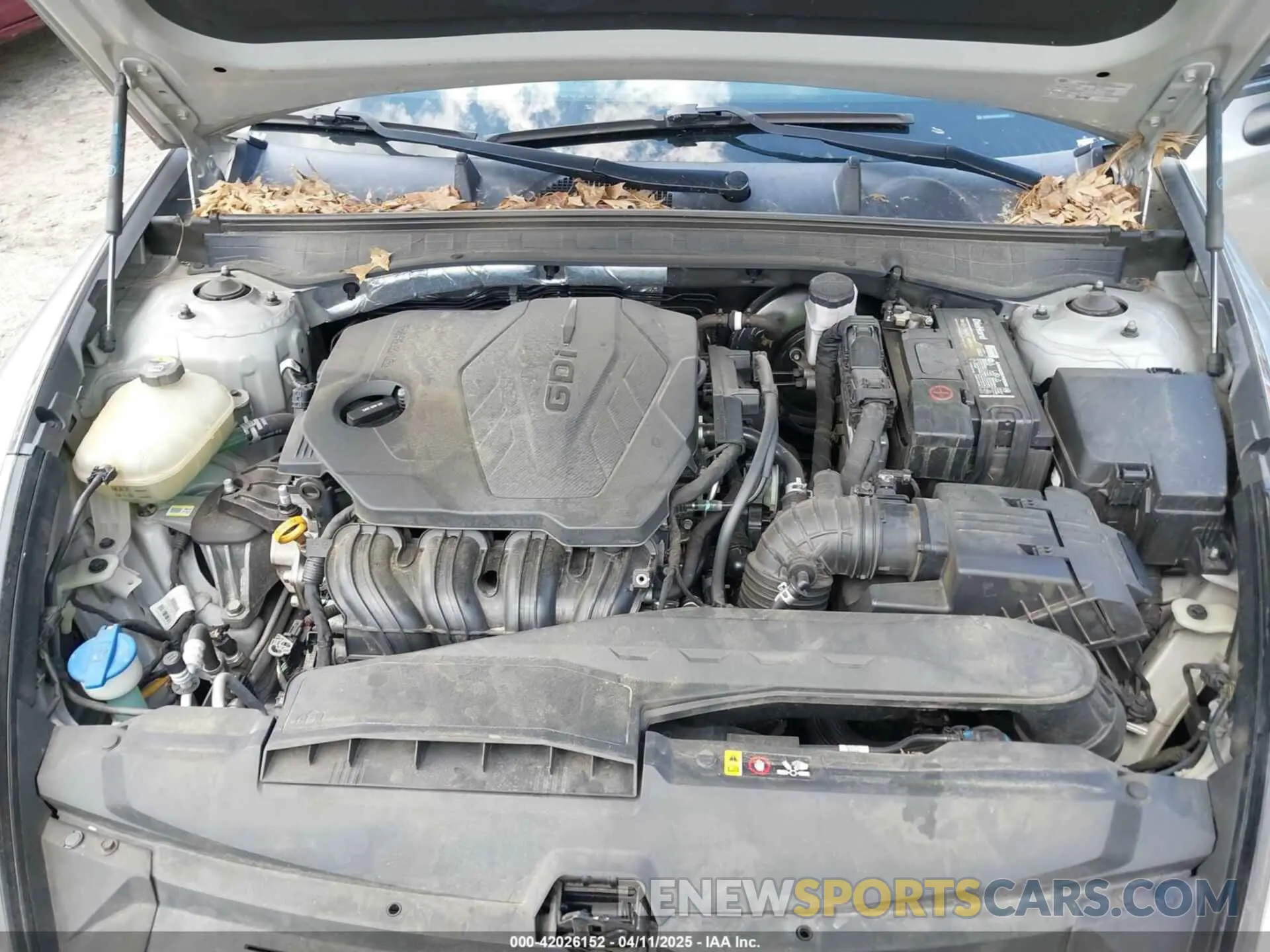 10 fotografías del automóvil dañado 5NPEG4JAXLH003043 HYUNDAI SONATA 2020