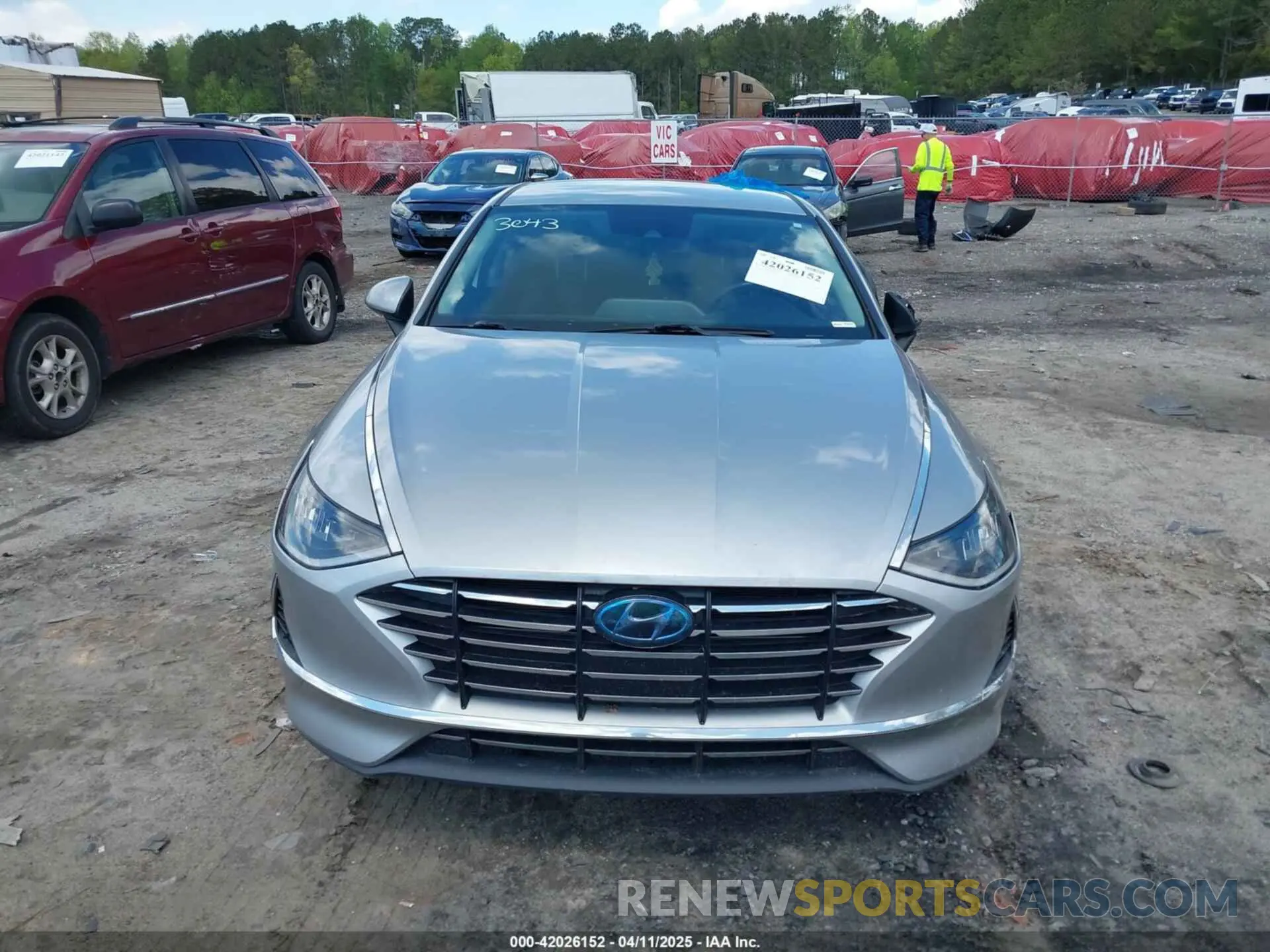 11 fotografías del automóvil dañado 5NPEG4JAXLH003043 HYUNDAI SONATA 2020