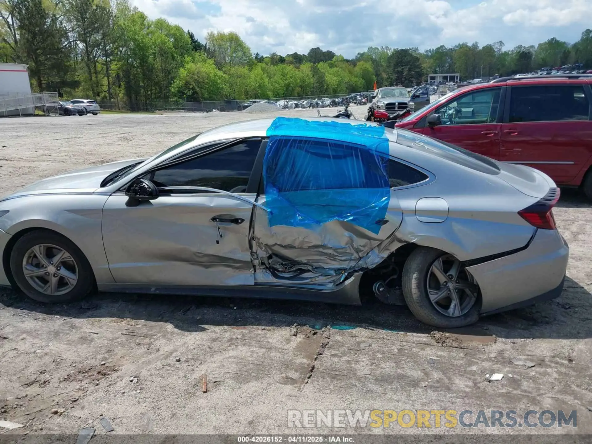 13 fotografías del automóvil dañado 5NPEG4JAXLH003043 HYUNDAI SONATA 2020