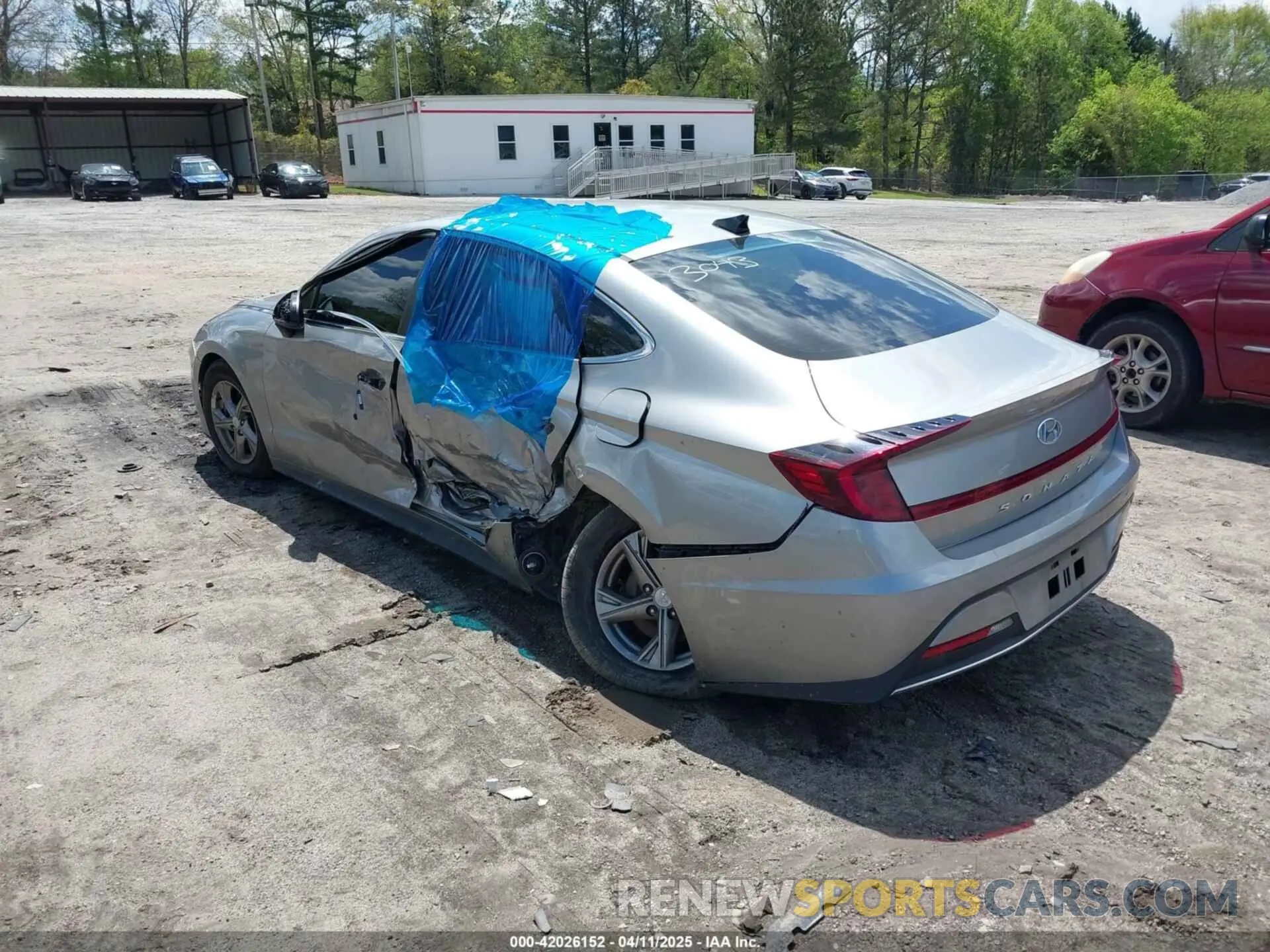 3 fotografías del automóvil dañado 5NPEG4JAXLH003043 HYUNDAI SONATA 2020
