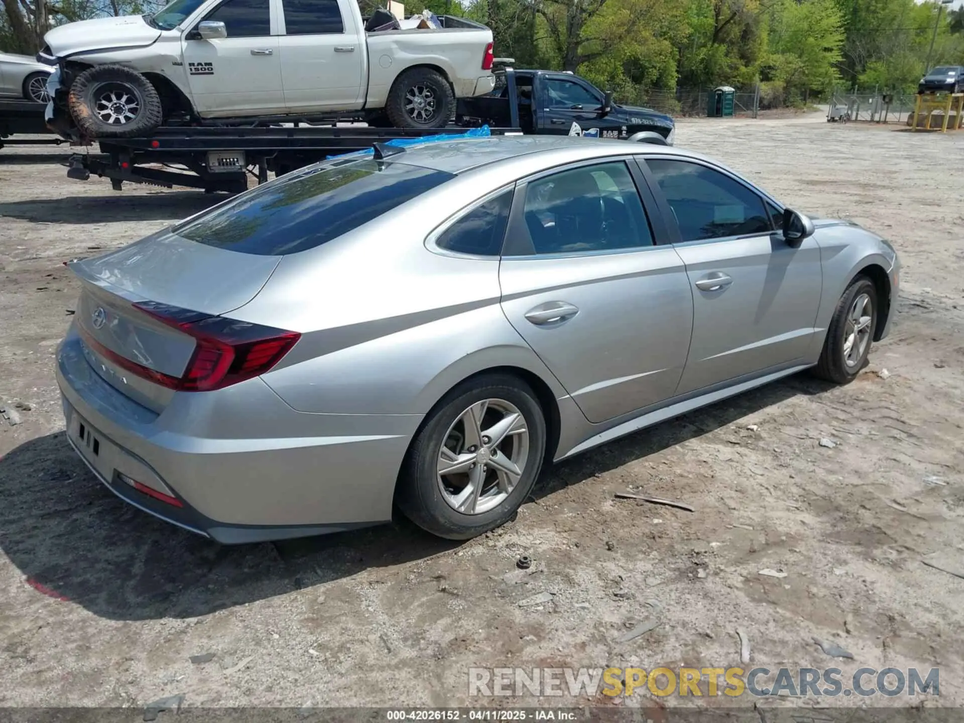 4 fotografías del automóvil dañado 5NPEG4JAXLH003043 HYUNDAI SONATA 2020