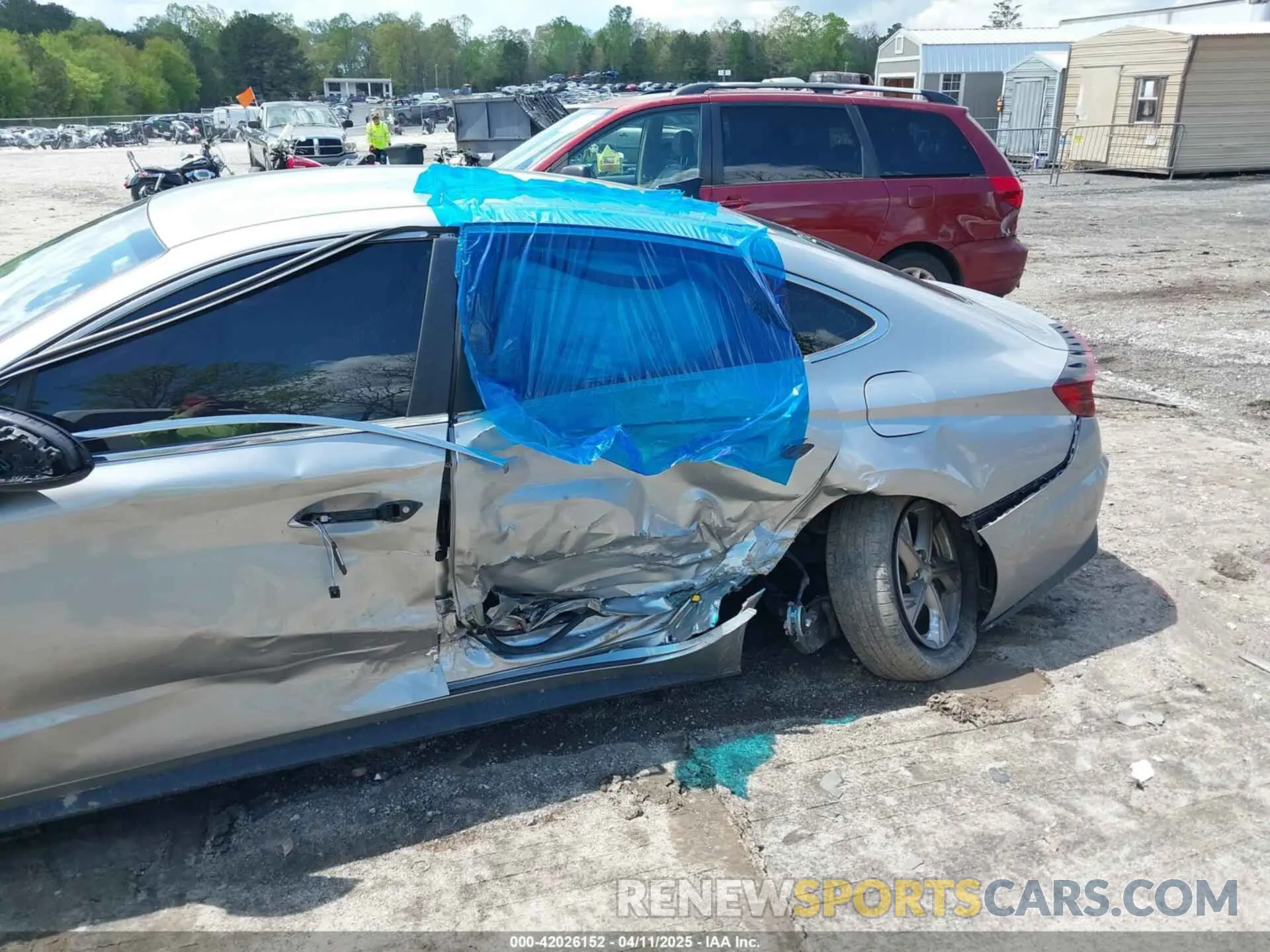 6 fotografías del automóvil dañado 5NPEG4JAXLH003043 HYUNDAI SONATA 2020