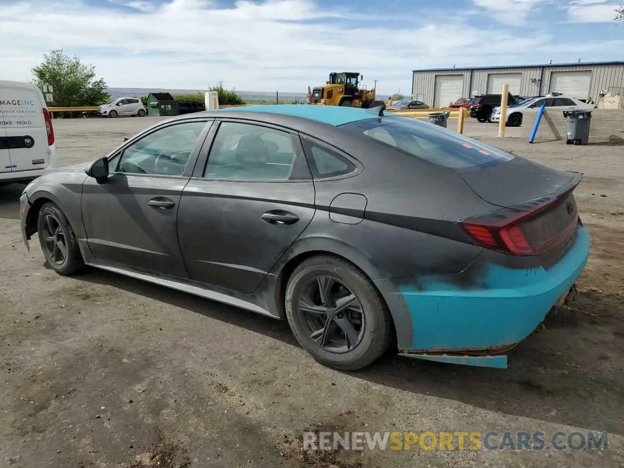 2 fotografías del automóvil dañado 5NPEG4JAXLH043963 HYUNDAI SONATA 2020
