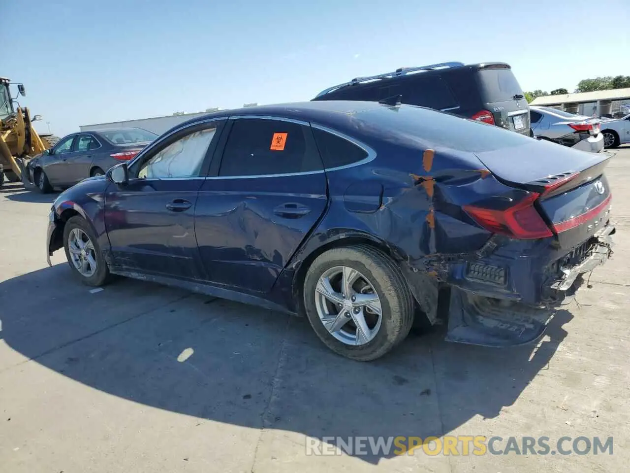 2 fotografías del automóvil dañado 5NPEG4JAXLH045065 HYUNDAI SONATA 2020