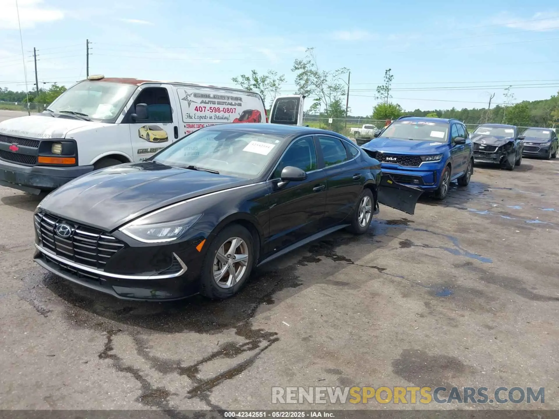 2 fotografías del automóvil dañado 5NPEG4JAXLH056888 HYUNDAI SONATA 2020