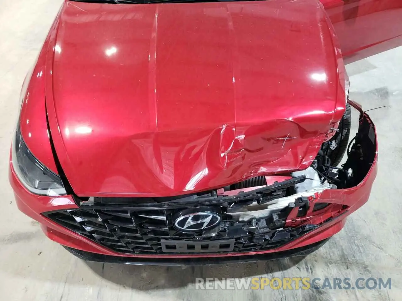 11 fotografías del automóvil dañado 5NPEH4J20LH013716 HYUNDAI SONATA 2020