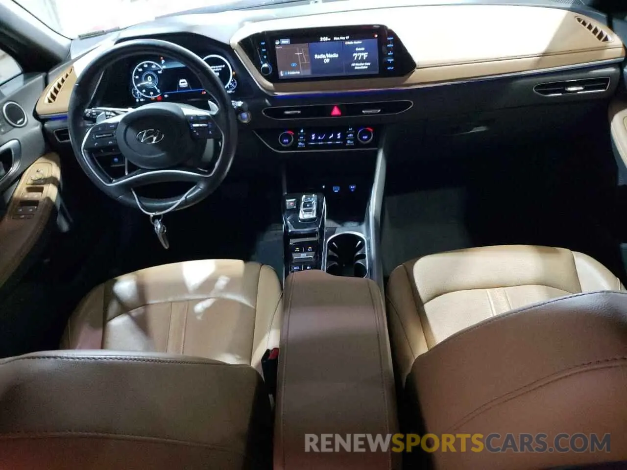 8 fotografías del automóvil dañado 5NPEH4J20LH013716 HYUNDAI SONATA 2020