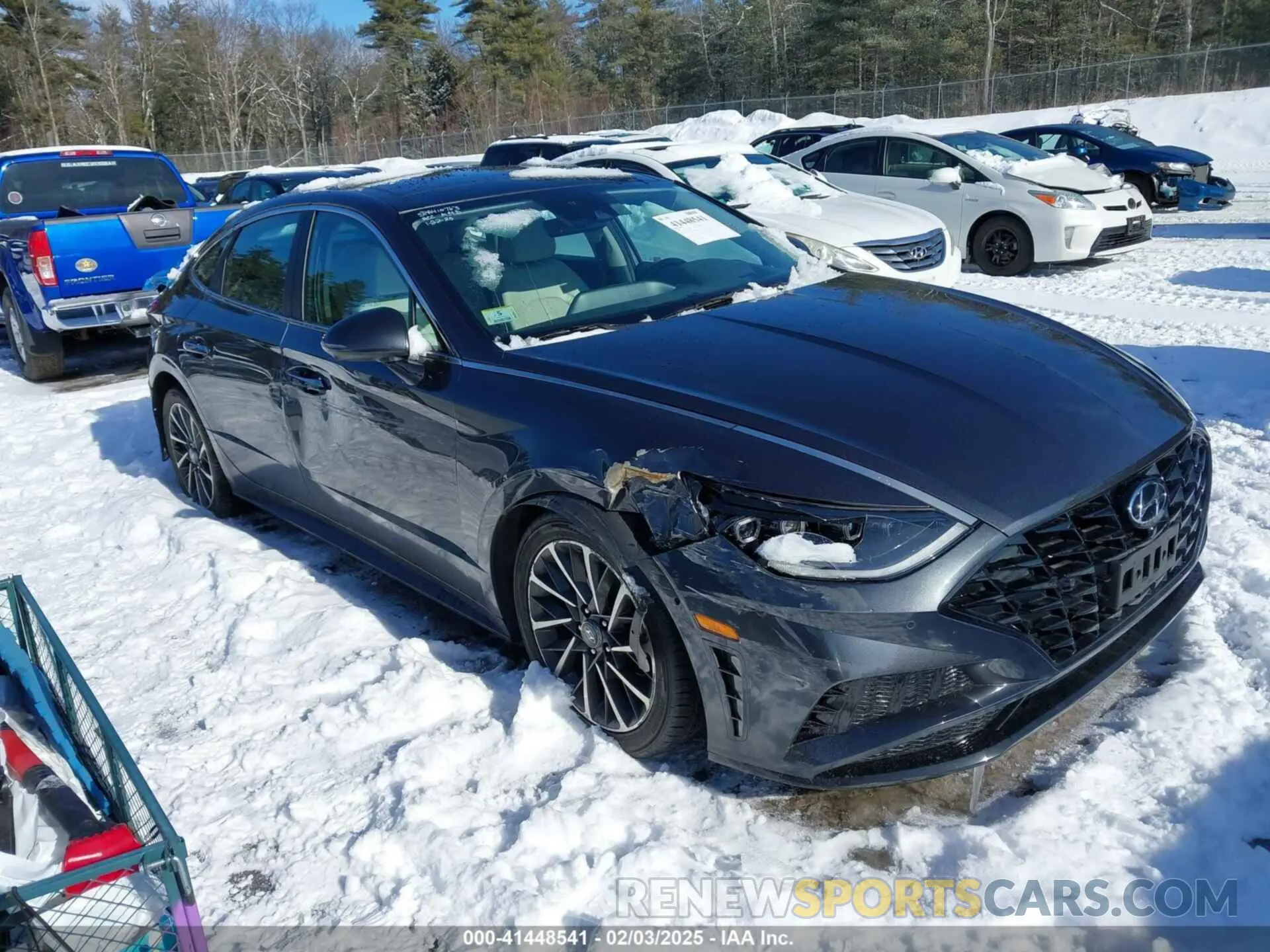 1 fotografías del automóvil dañado 5NPEH4J20LH040737 HYUNDAI SONATA 2020