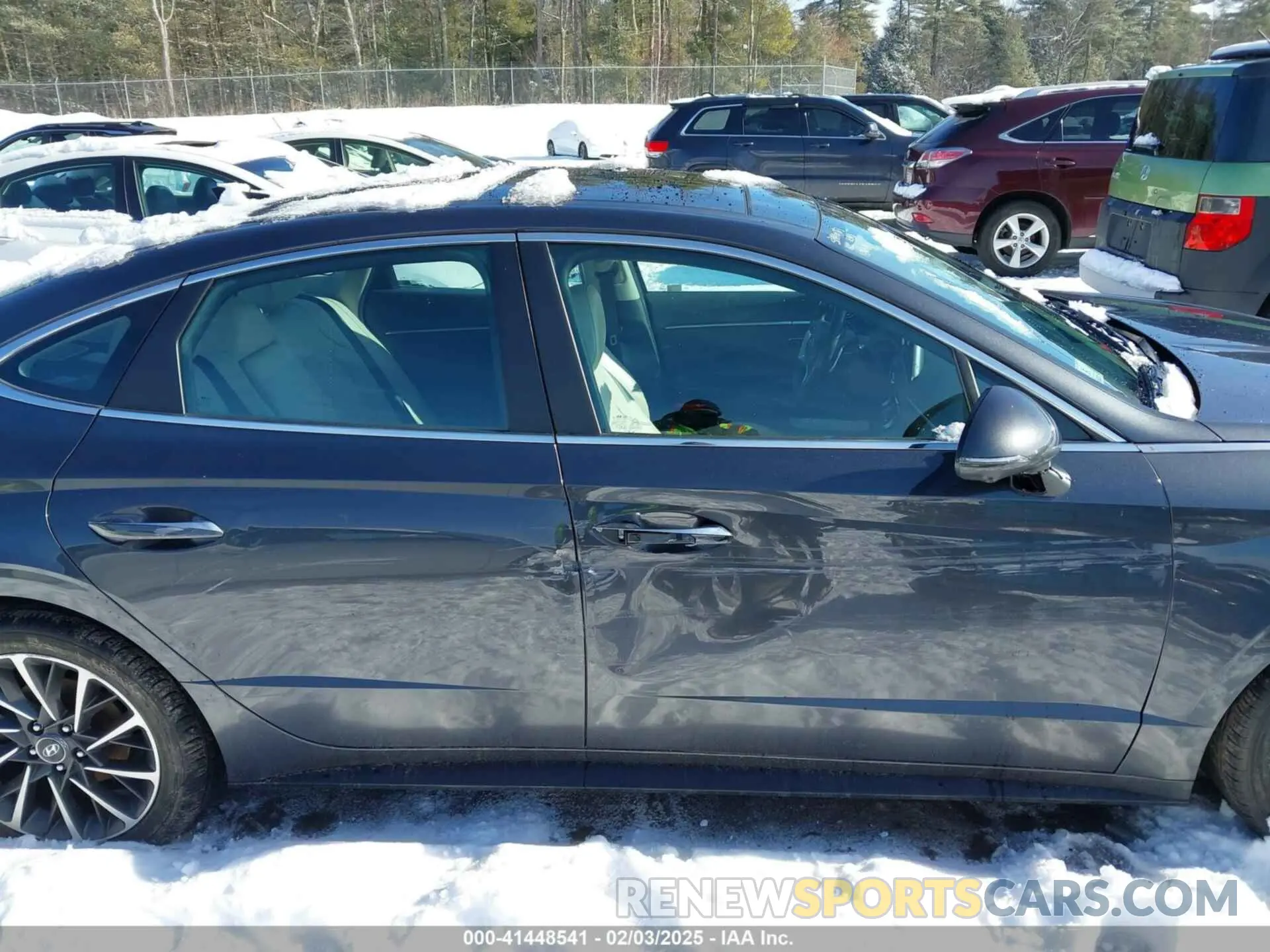 13 fotografías del automóvil dañado 5NPEH4J20LH040737 HYUNDAI SONATA 2020