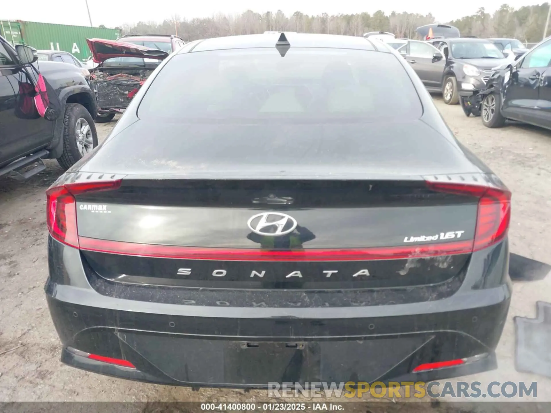 16 fotografías del automóvil dañado 5NPEH4J22LH009960 HYUNDAI SONATA 2020