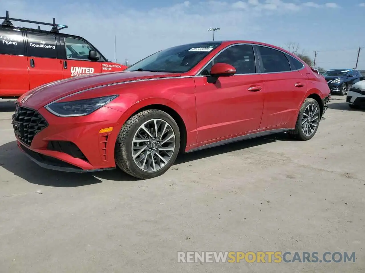 1 fotografías del automóvil dañado 5NPEH4J22LH010316 HYUNDAI SONATA 2020