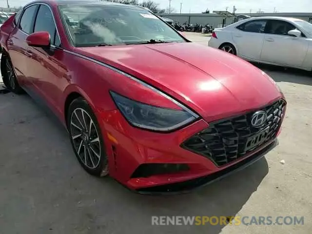 11 fotografías del automóvil dañado 5NPEH4J22LH010316 HYUNDAI SONATA 2020