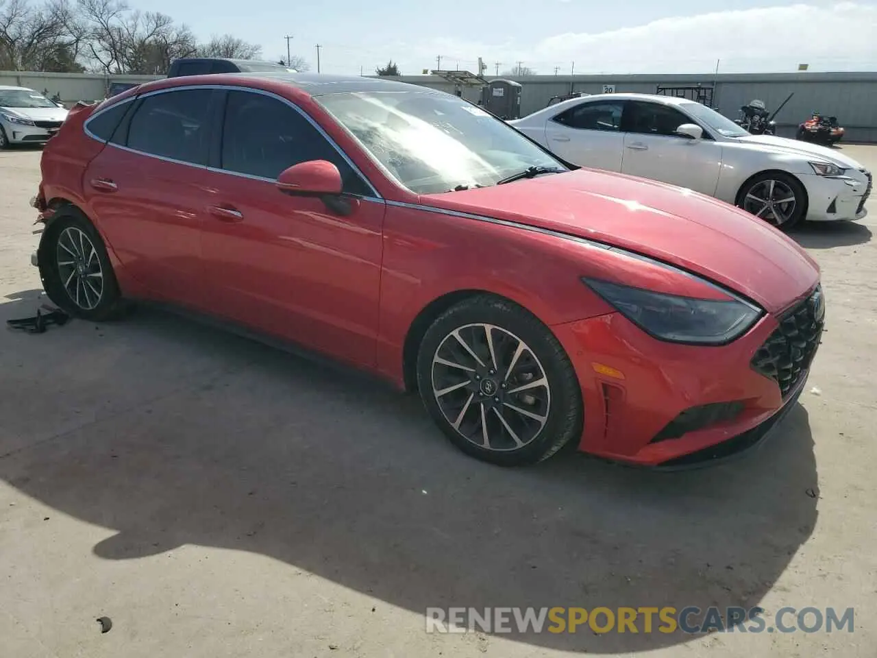 4 fotografías del automóvil dañado 5NPEH4J22LH010316 HYUNDAI SONATA 2020