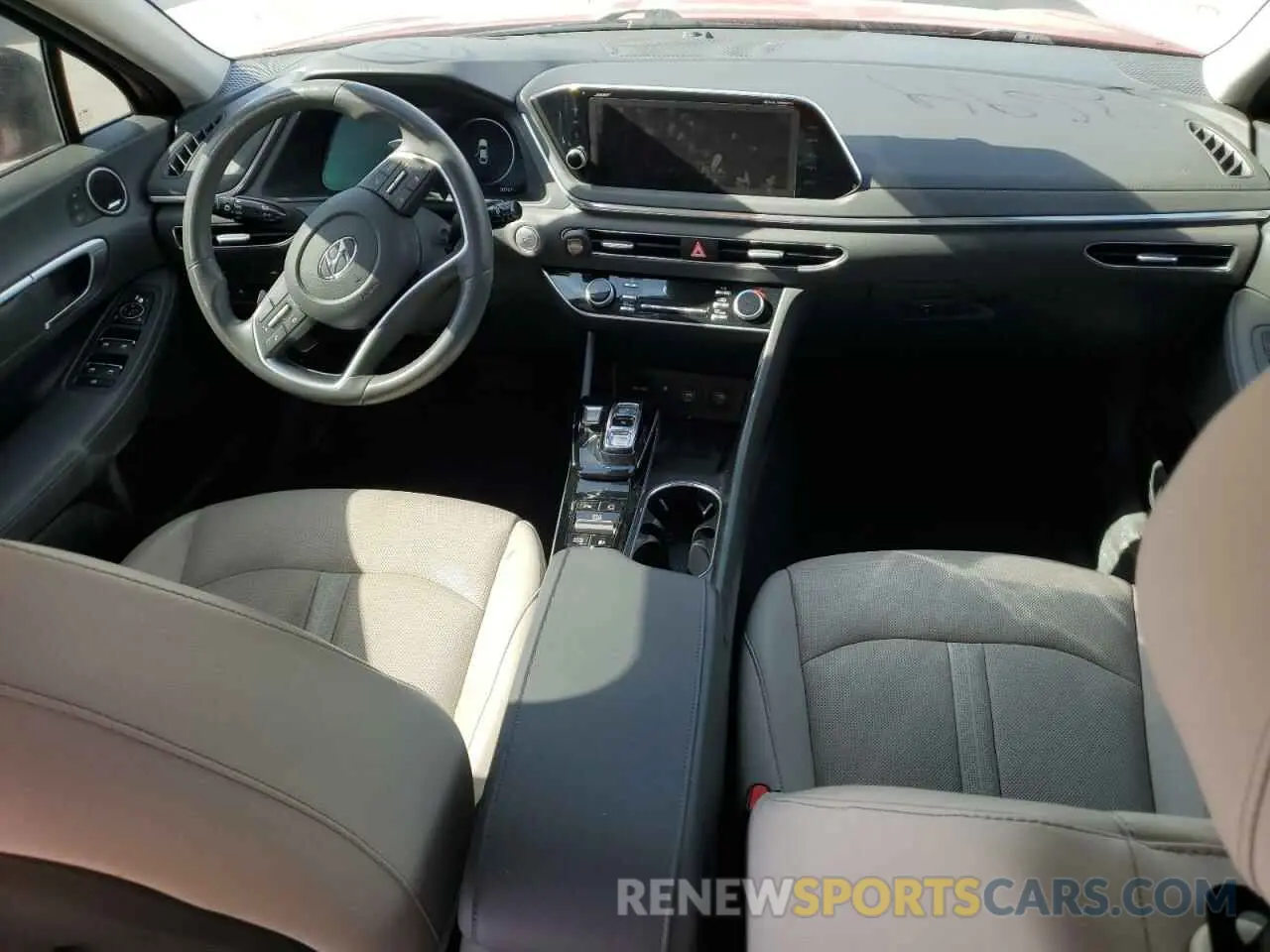8 fotografías del automóvil dañado 5NPEH4J22LH010316 HYUNDAI SONATA 2020