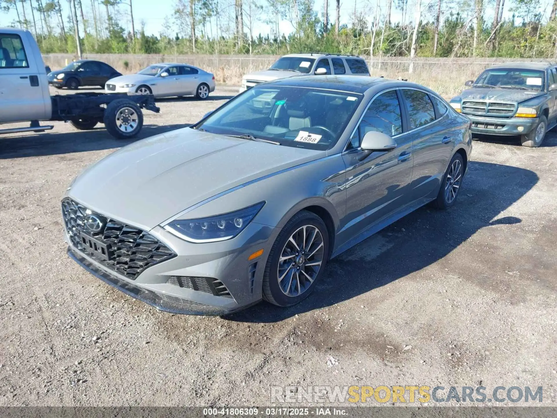 2 fotografías del automóvil dañado 5NPEH4J22LH021932 HYUNDAI SONATA 2020