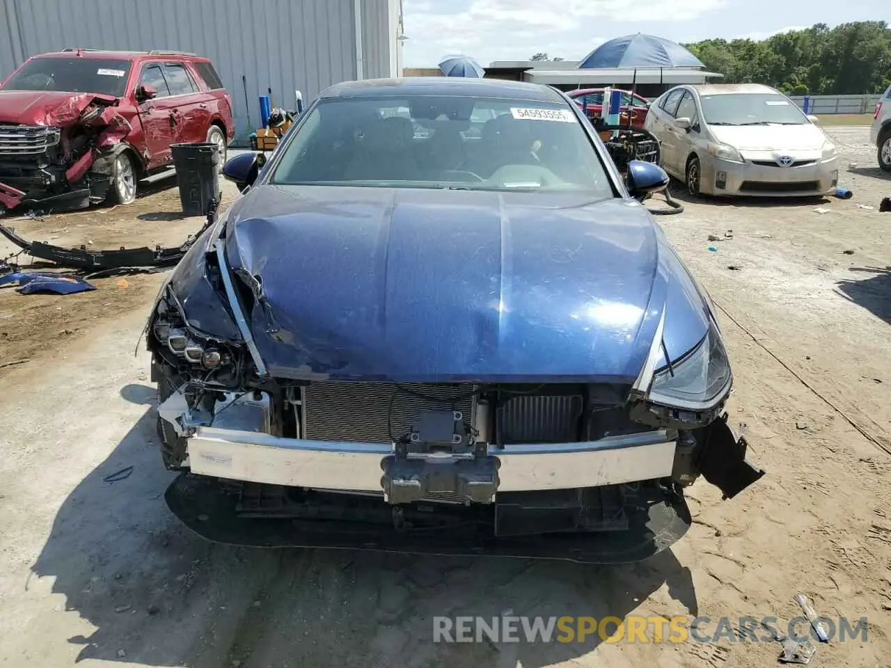 5 fotografías del automóvil dañado 5NPEH4J22LH044353 HYUNDAI SONATA 2020