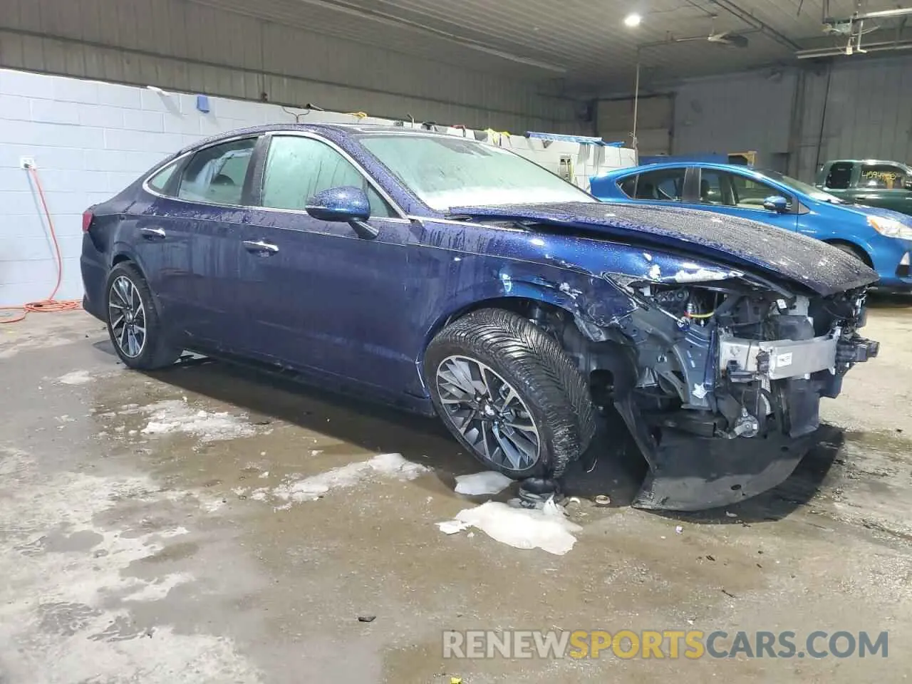 4 fotografías del automóvil dañado 5NPEH4J23LH044412 HYUNDAI SONATA 2020