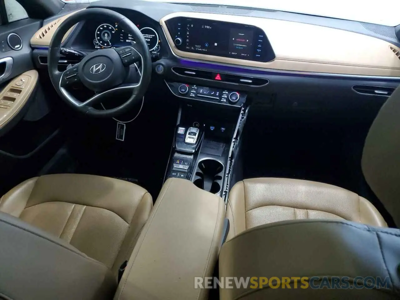 8 fotografías del automóvil dañado 5NPEH4J23LH044412 HYUNDAI SONATA 2020
